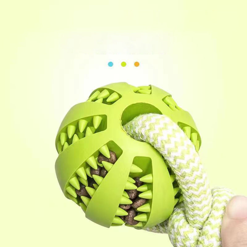Interactive Dog Toys – Treat Balls & Hemp Rope.