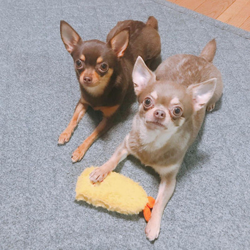 Fried Shrimp Tempura Dog Toy.