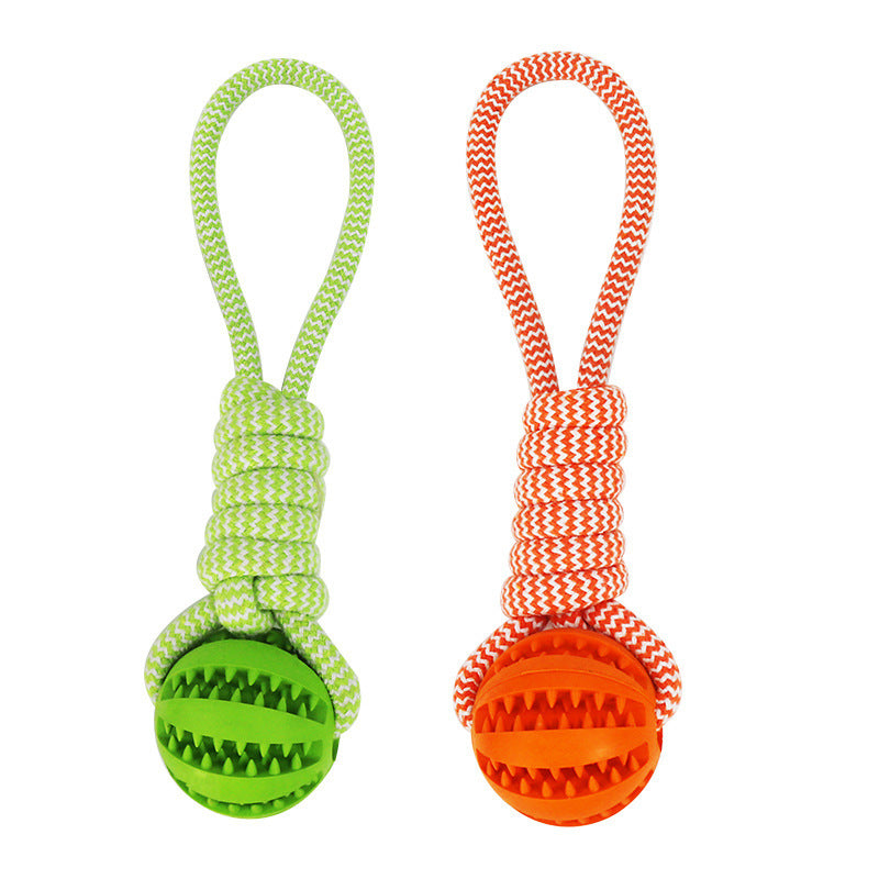 Interactive Dog Toys – Treat Balls & Hemp Rope.