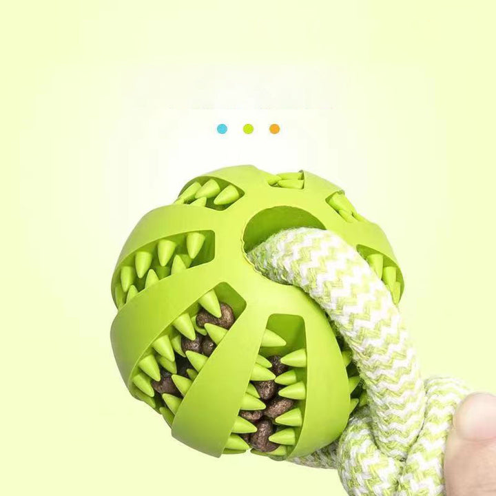 Interactive Dog Toys – Treat Balls & Hemp Rope.