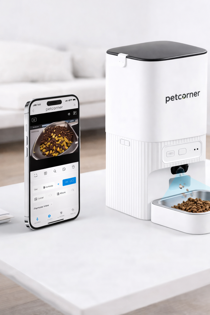 Smart Automatic Pet Feeder with Camera & App Control | PetCorner