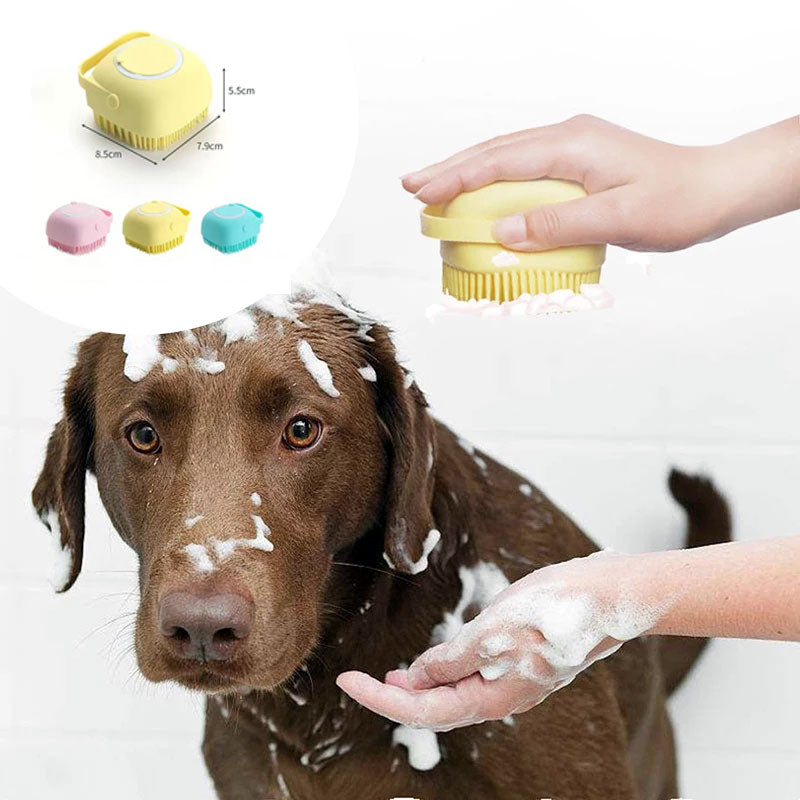 Silicone Pet Bath & Massage Brush
