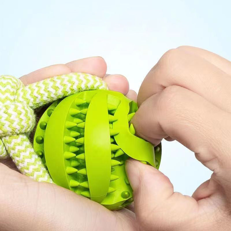 Interactive Dog Toys – Treat Balls & Hemp Rope.
